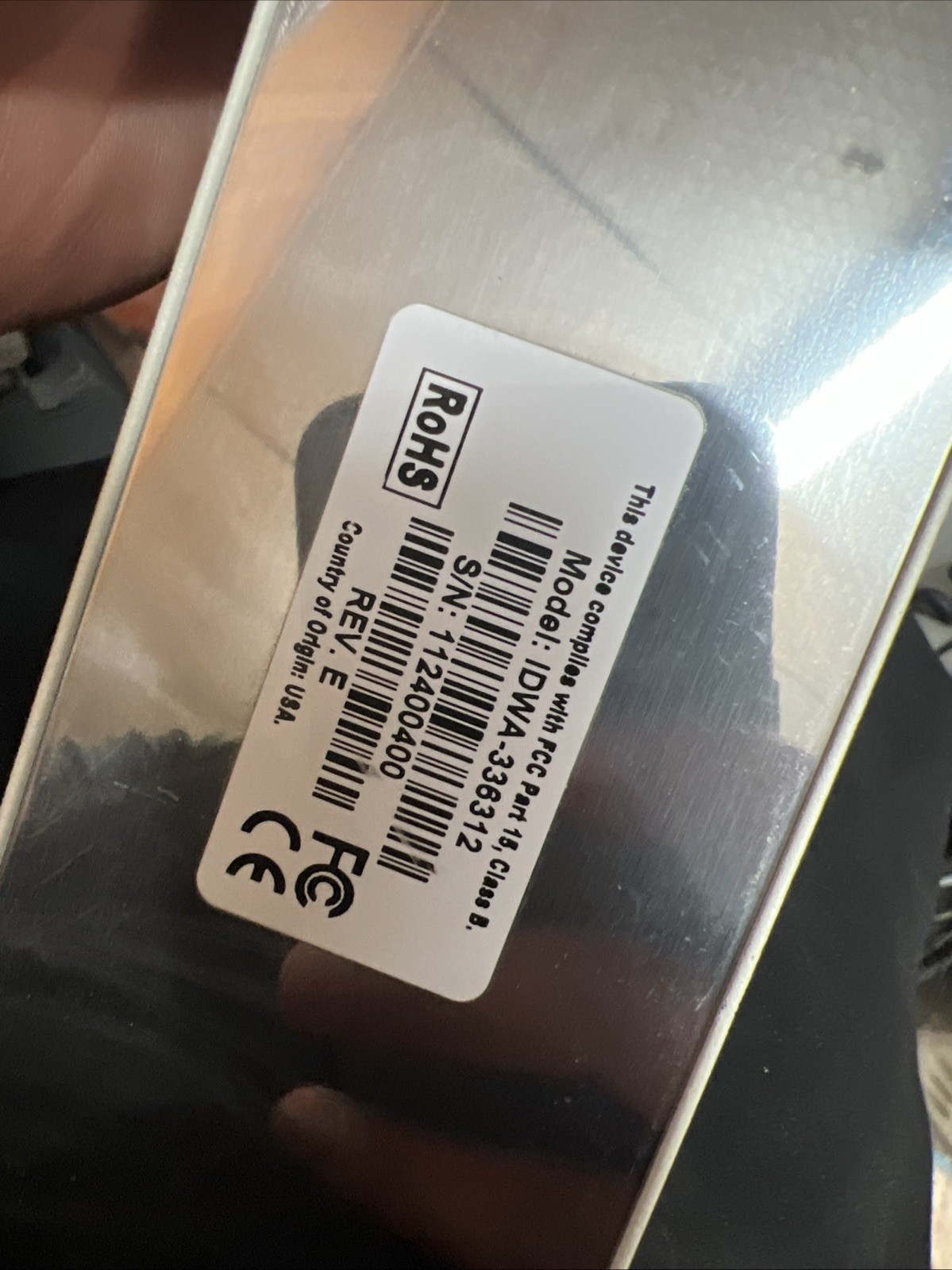 ID TECH IDWA-336312 Card Reader