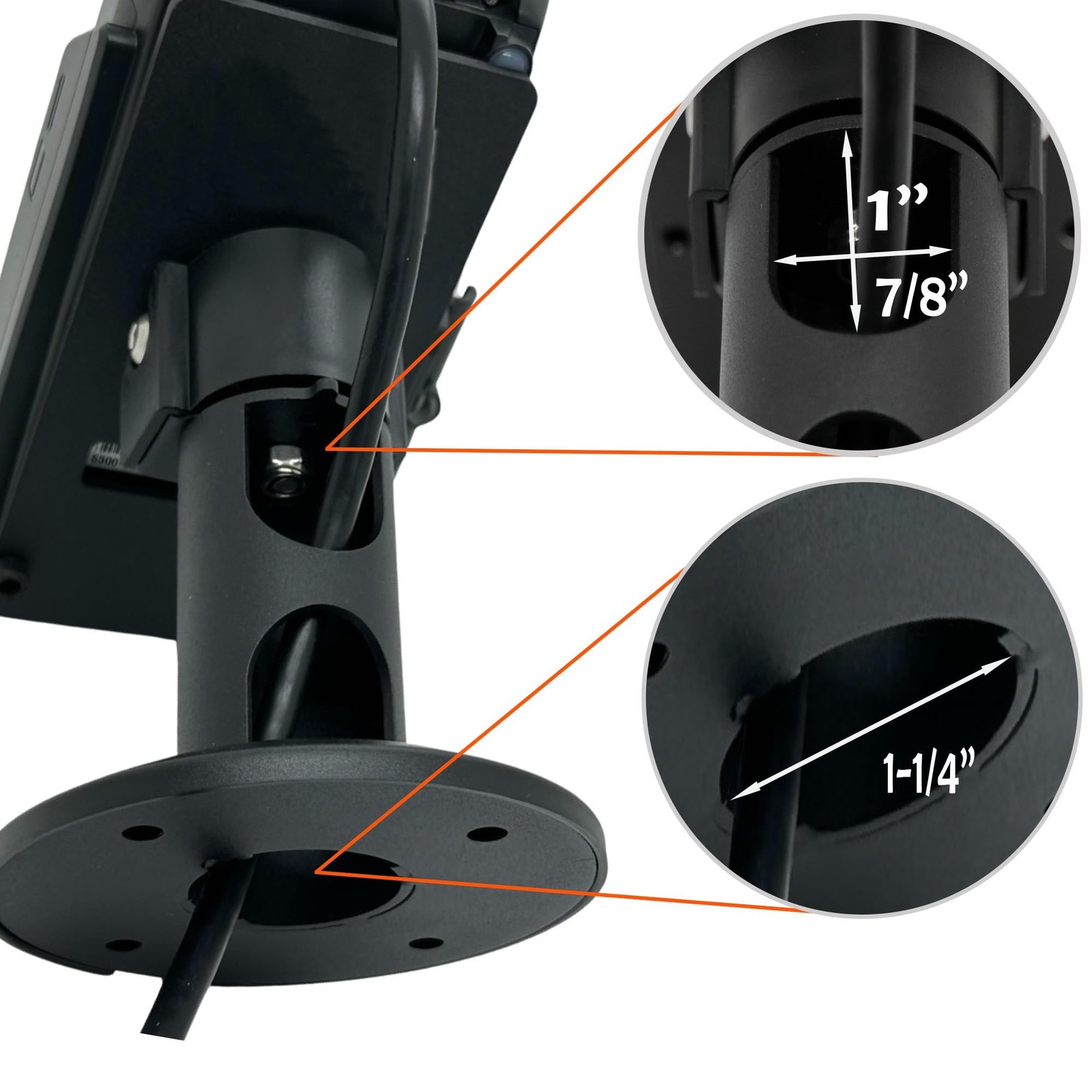 Swivel Metal Stand for Pax PX7, PX5, Aries 8 and Aries 6 – Swivel and Tilts -…