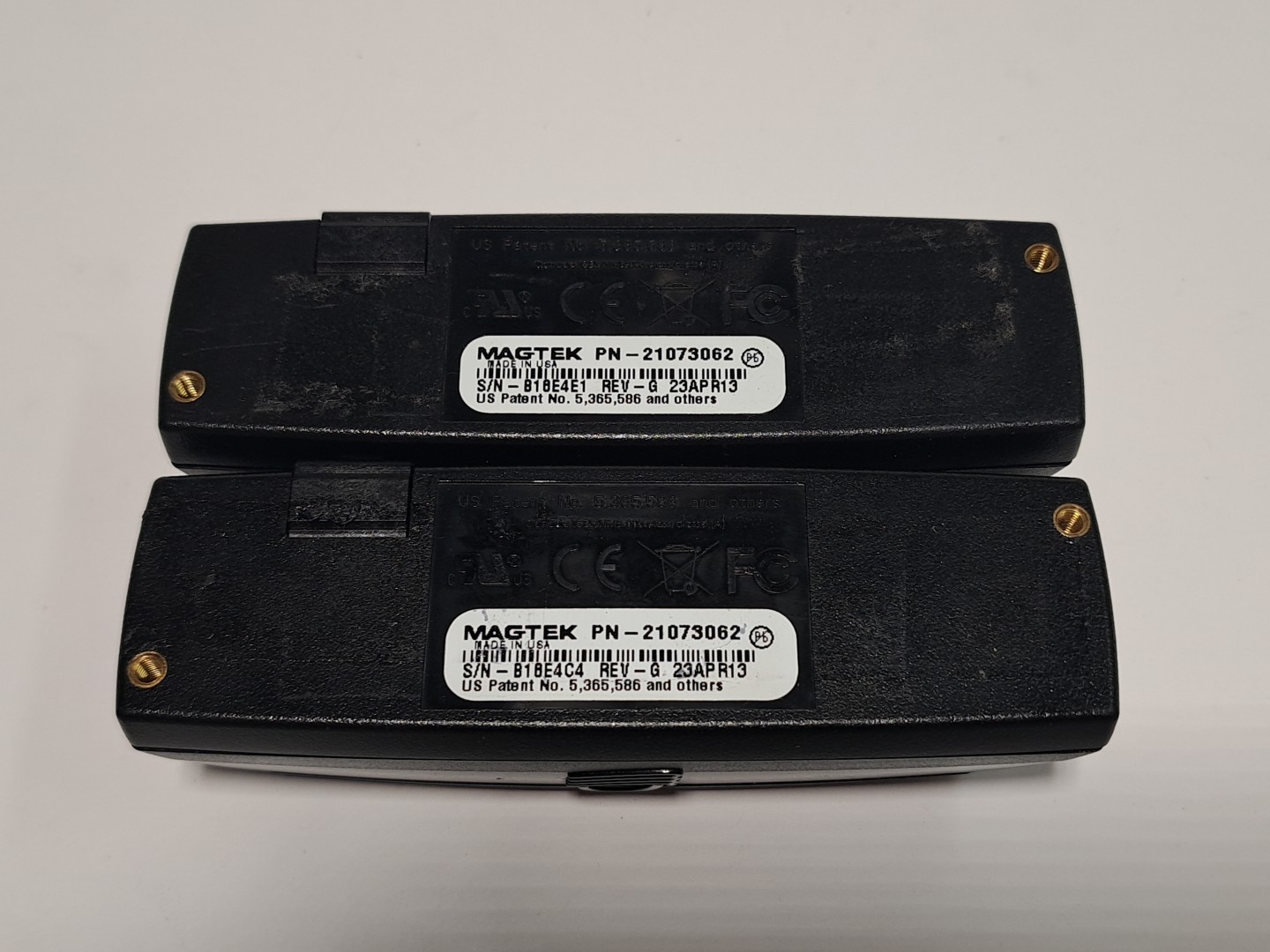 Lot of 2 – MagTek 21073062 Credit Card Swipe Reader With USB Cords