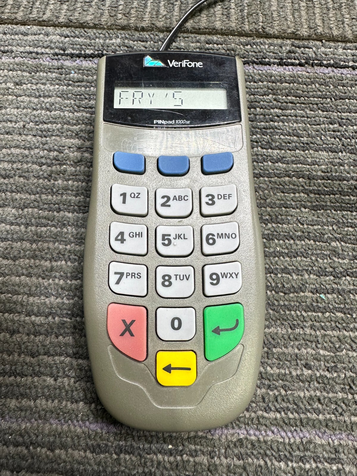 VeriFone PIN pad 1000SE Credit Debit Card PIN Keypad P003-160-02 & Cable