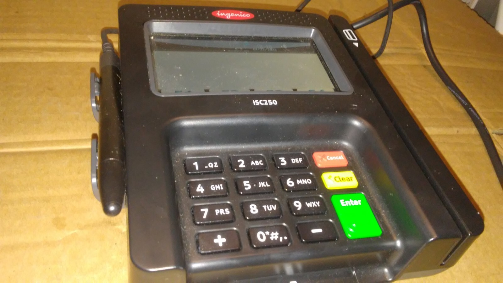 Ingenico iSC TOUCH 250 EMV NFC Payment Terminal (iSC250-01T2394A) w Pen & PWR