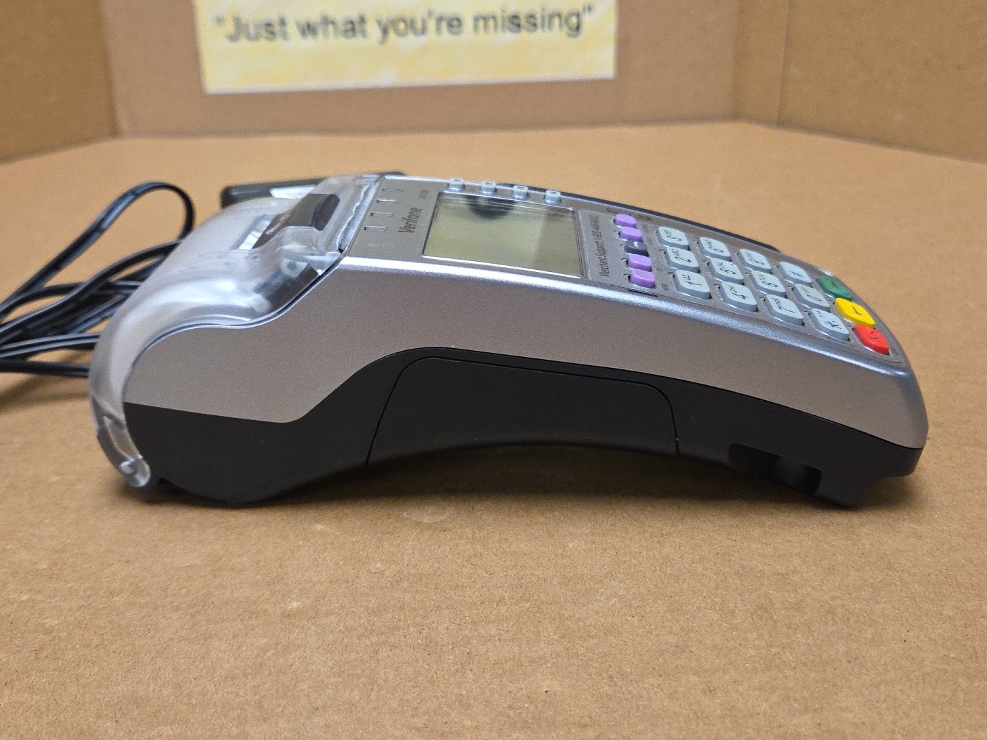 VERIFONE VX520 CREDIT / DEBIT CARD POS TERMINAL WITH POWER CORD *UNTESTED
