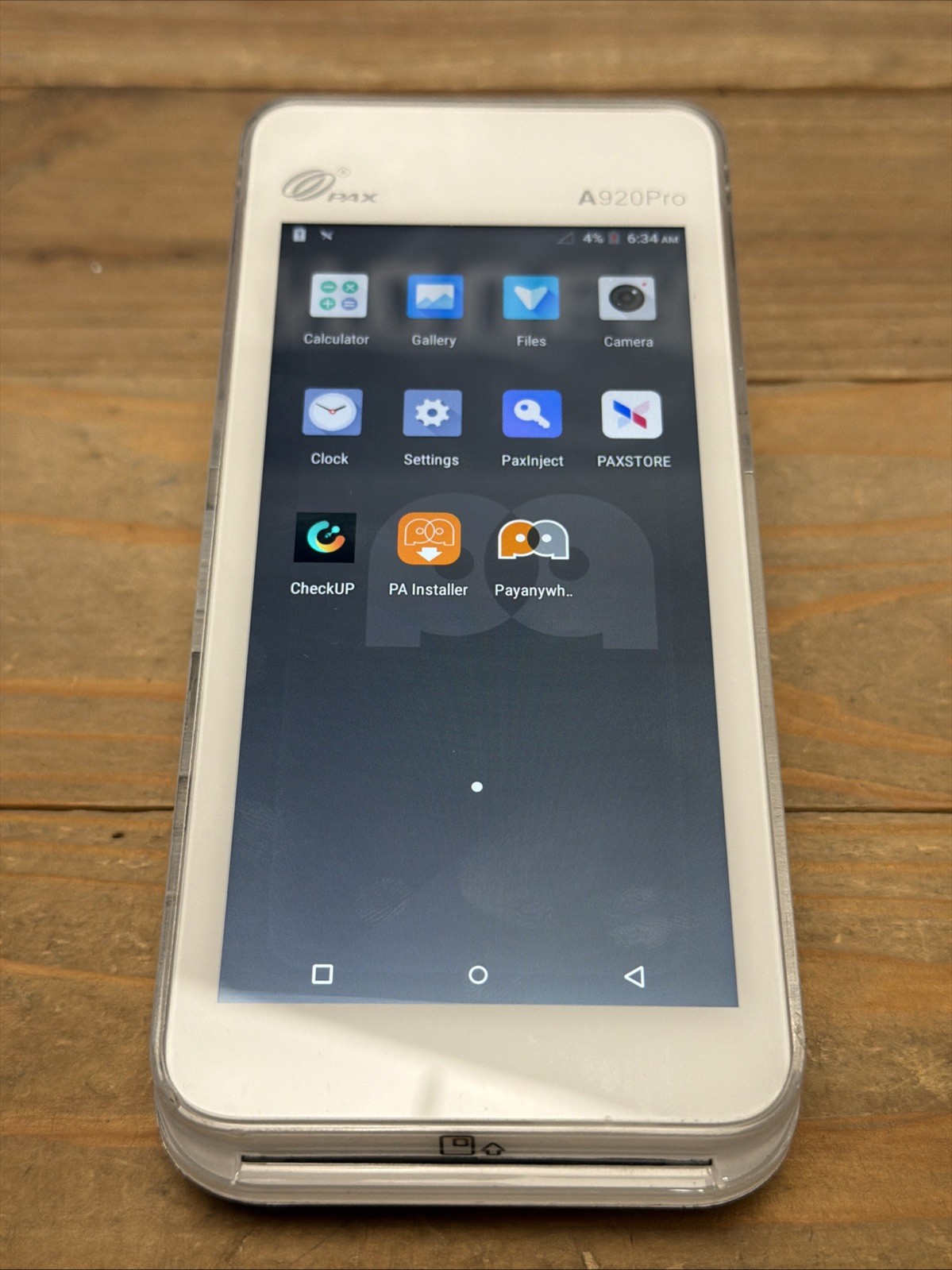 PAX A920 Pro SmartPOS Payment Terminal Android – Settings Locked – Works
