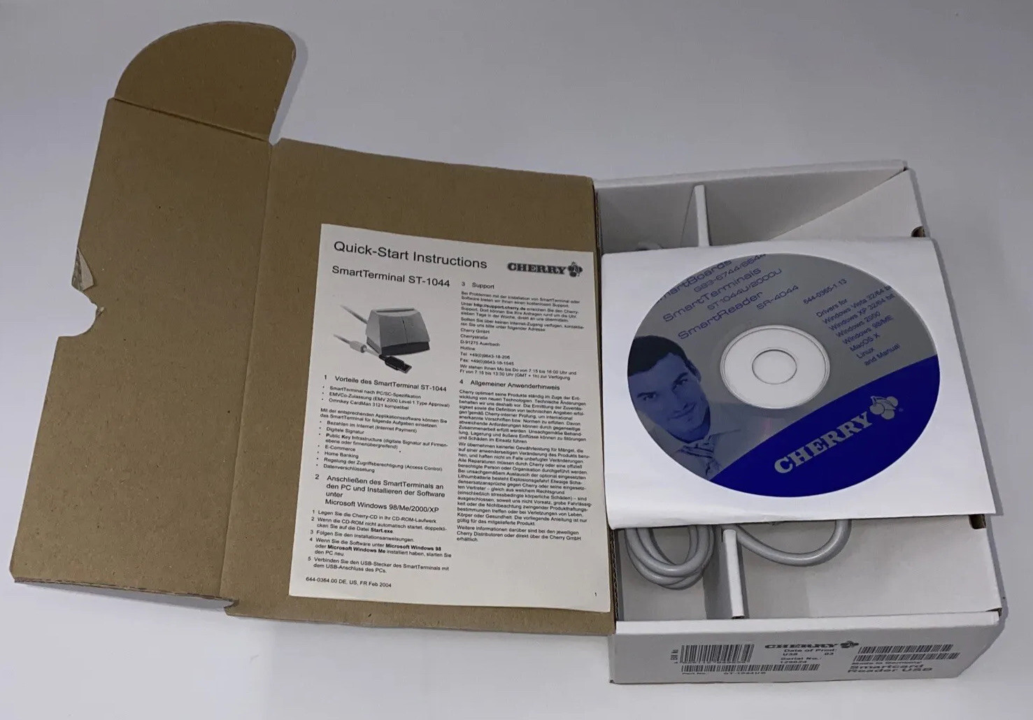 Cherry ST-1044UB USB Smart Card Reader NEW IN BOX
