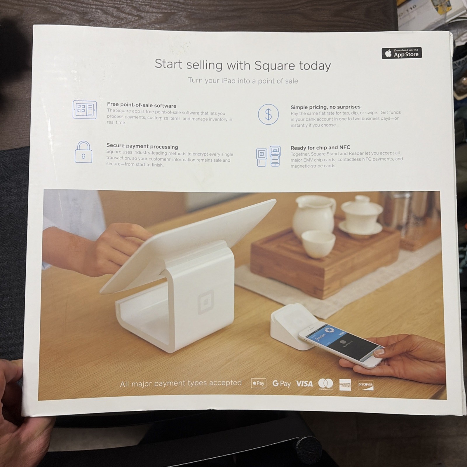 Square Stand for iPad – White (A-SKU-0453-03)