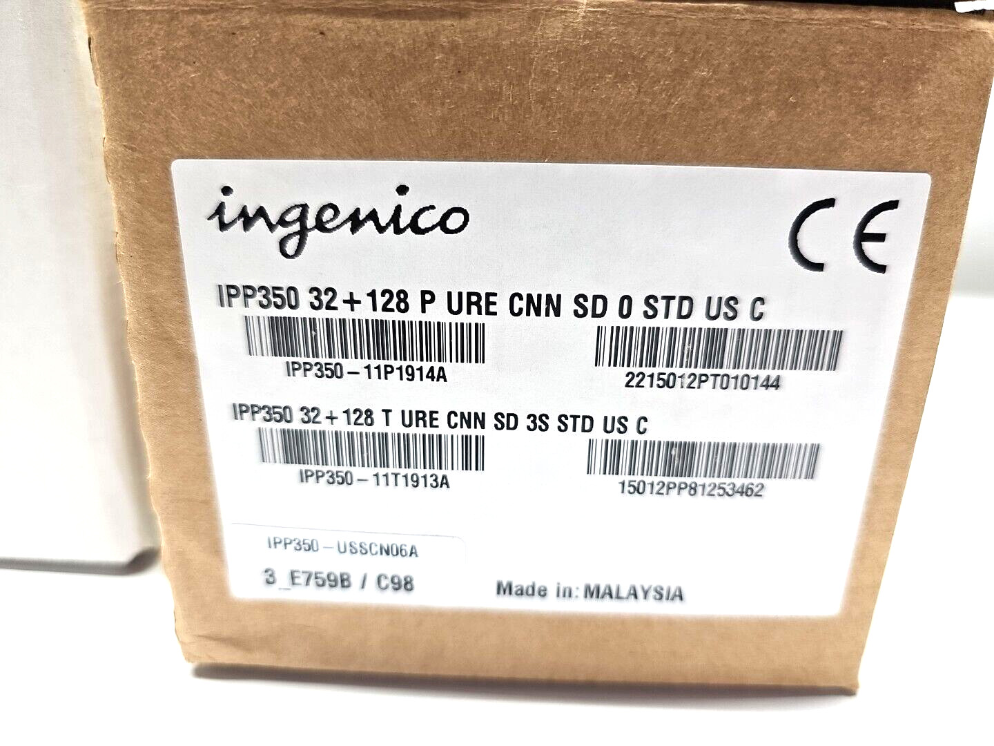 Ingenico iPP350 Credit Card Readers and Wall Mount iPP350-USSCN06A