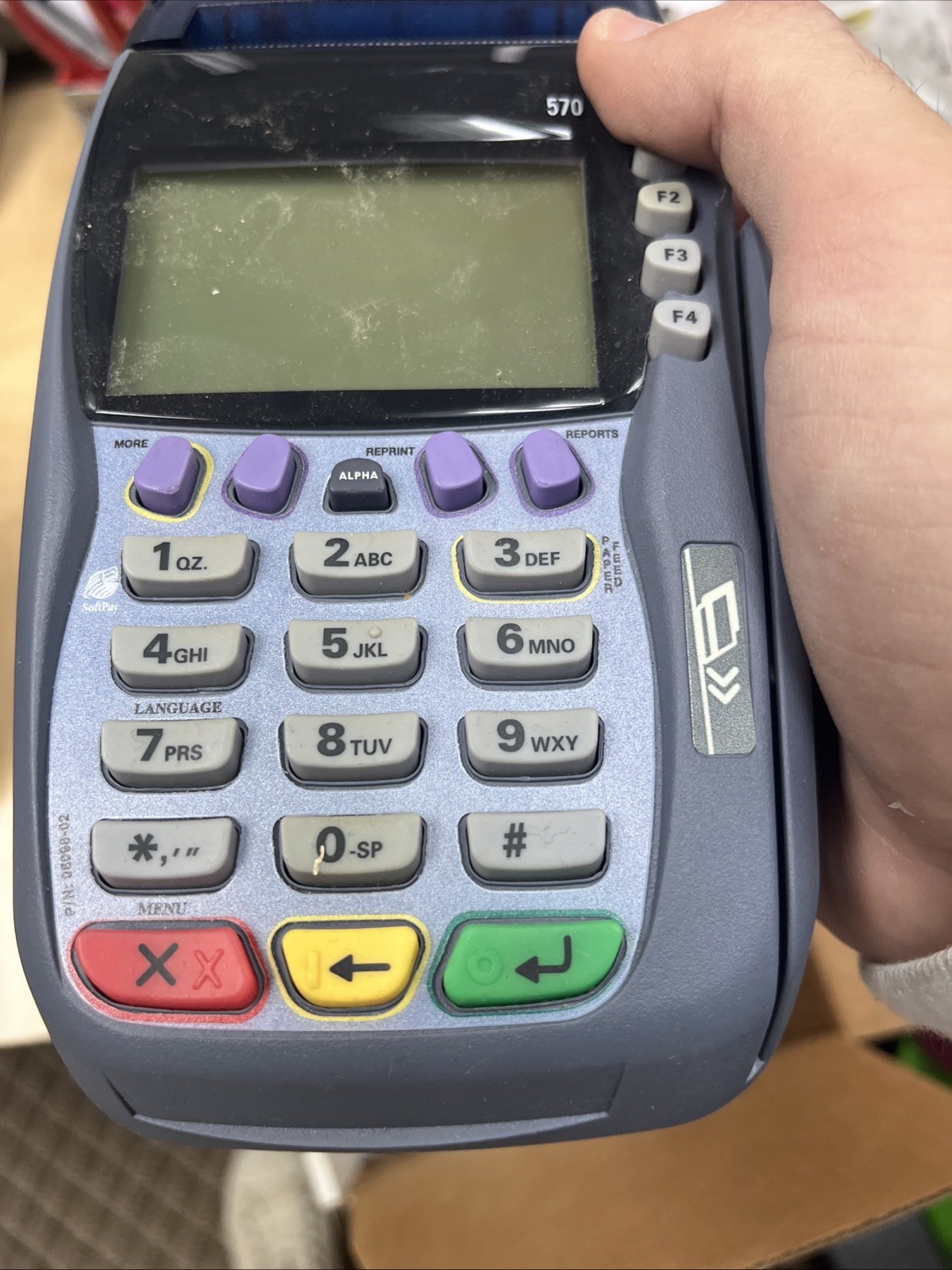 Verifone VX570 Omni VDA 5700 Credit Card Processor Reader