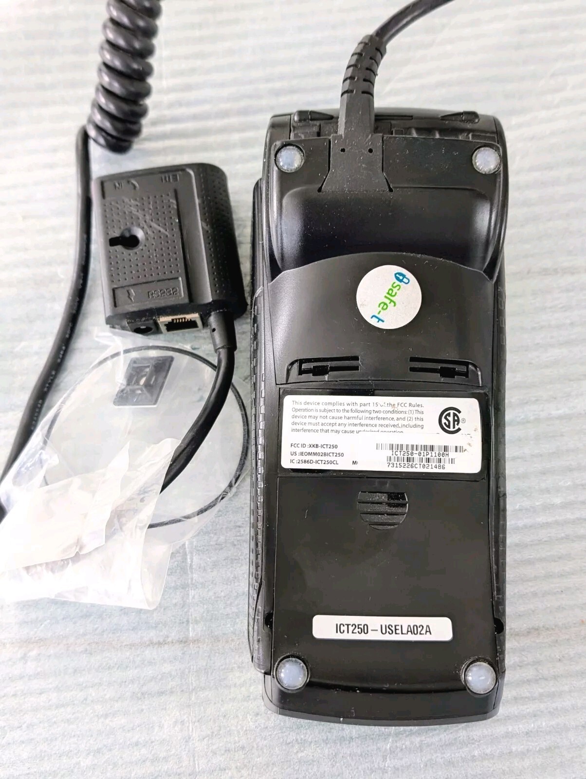 Ingenico – ICT250 Credit Card Terminal Reader – ICT250-01P1100H
