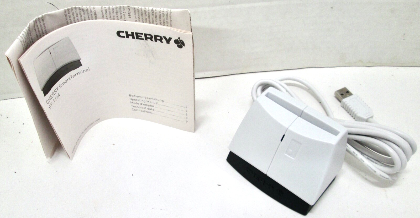 Cherry ST-1144UB USB Smart Credit Card Reader – New Open Box