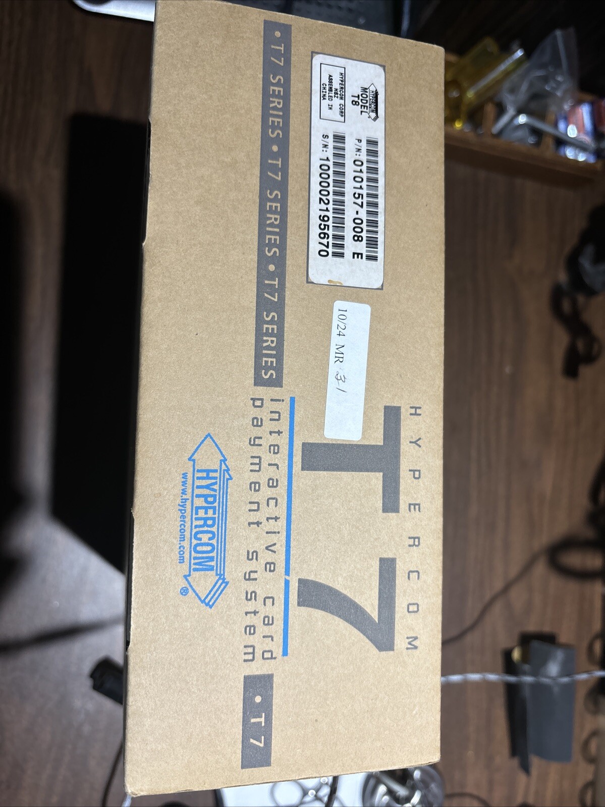 Hypercom T7P Credit Card Machine Reader with Power Supply New Open Box