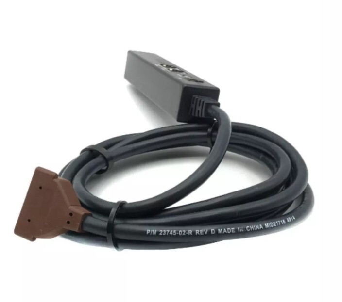 VeriFone 2M Brown Ethernet USB-DEV Tail Cable for MX8XX Series