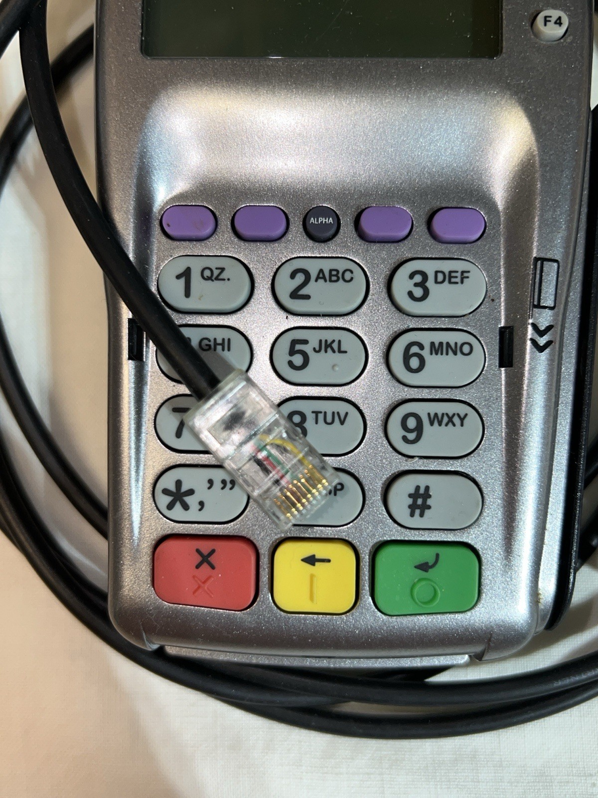 Verifone VX 805 Credit Card Reader Terminal With Cable Pre-Owned