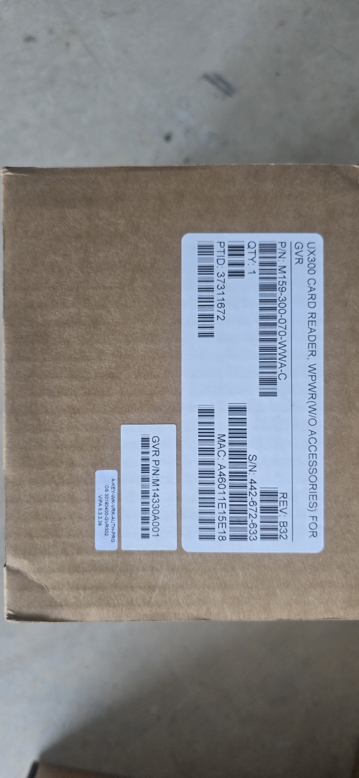 Gilbarco M14330A001R FlexPay IV UX300 EMV Card Reader