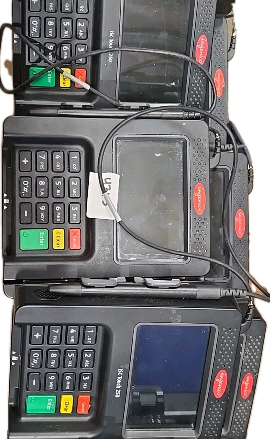 Ingenico iSC Touch 250 Payment Terminals Lot of 13 As is