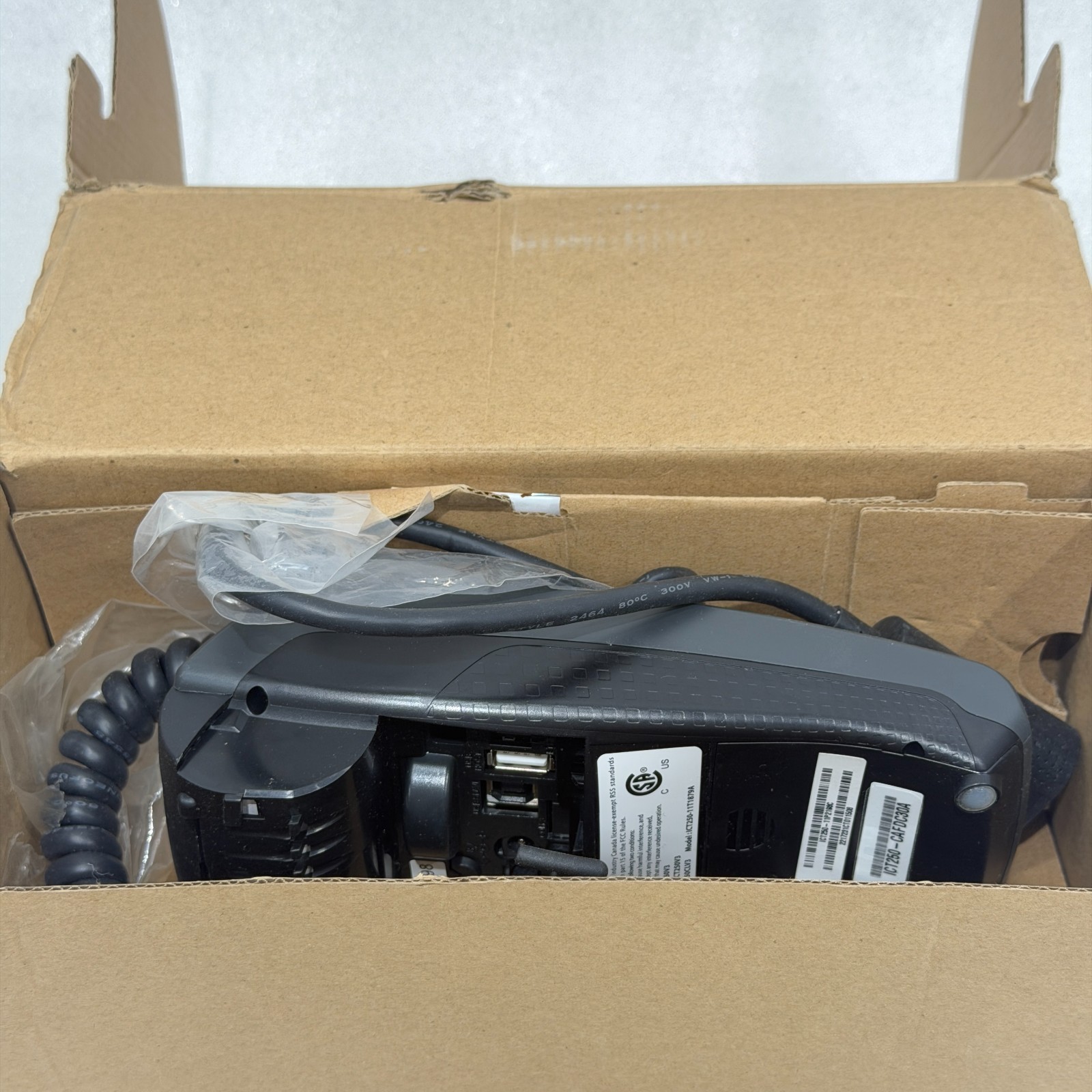 INGENICO ICT250 PAYMENT TERMINAL PIN PAD COUNTERTOP CARD READER KIT