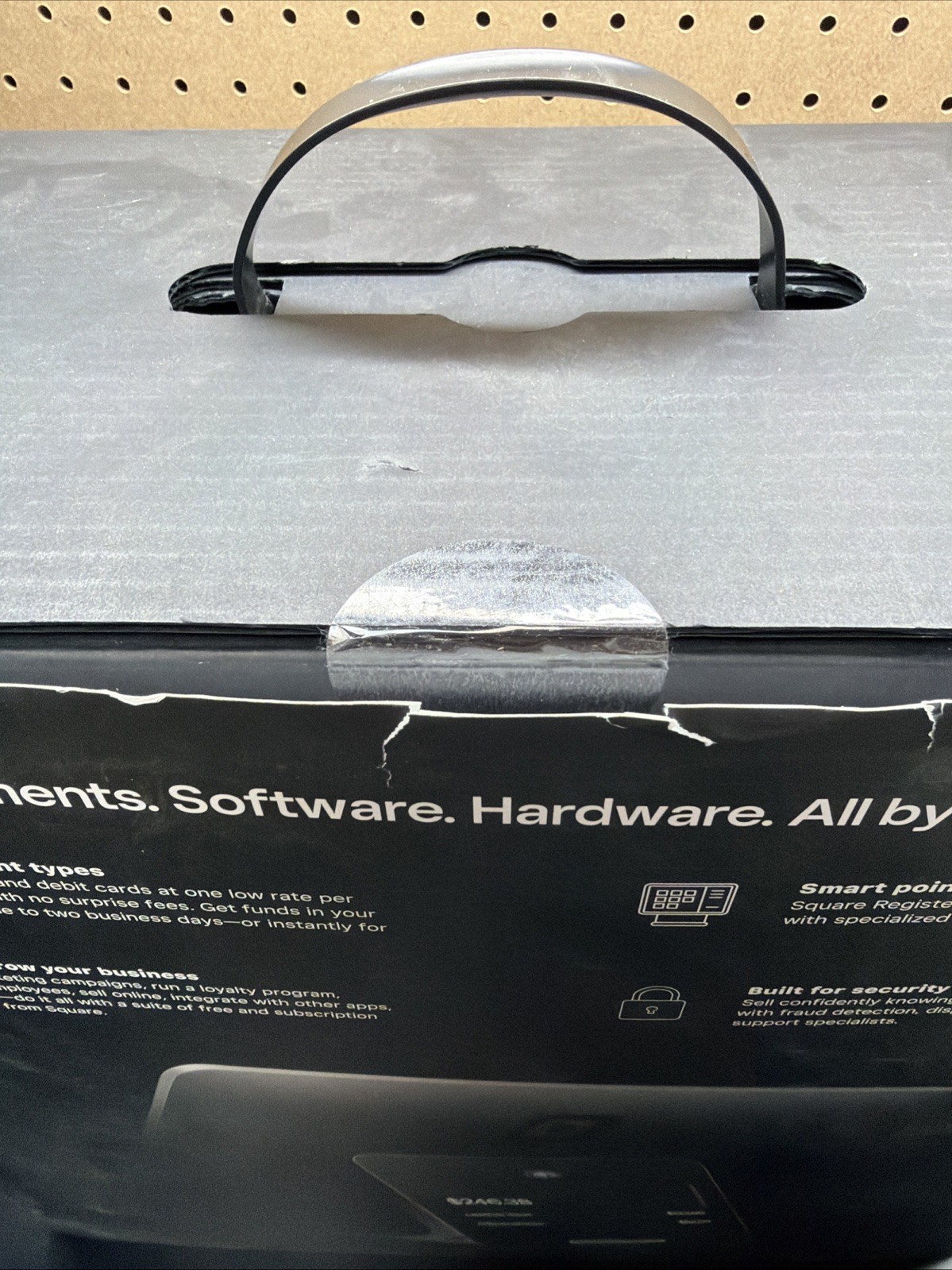 Square Register POS System – Black (A-SKU-0665-A2) BRAND NEW FACTORY SEALED !!