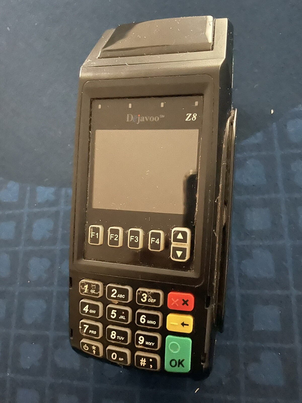 Dajavoo Z8 VEGA3000 Wifi No Dail Magnetic POS System Credit Card Terminal Used