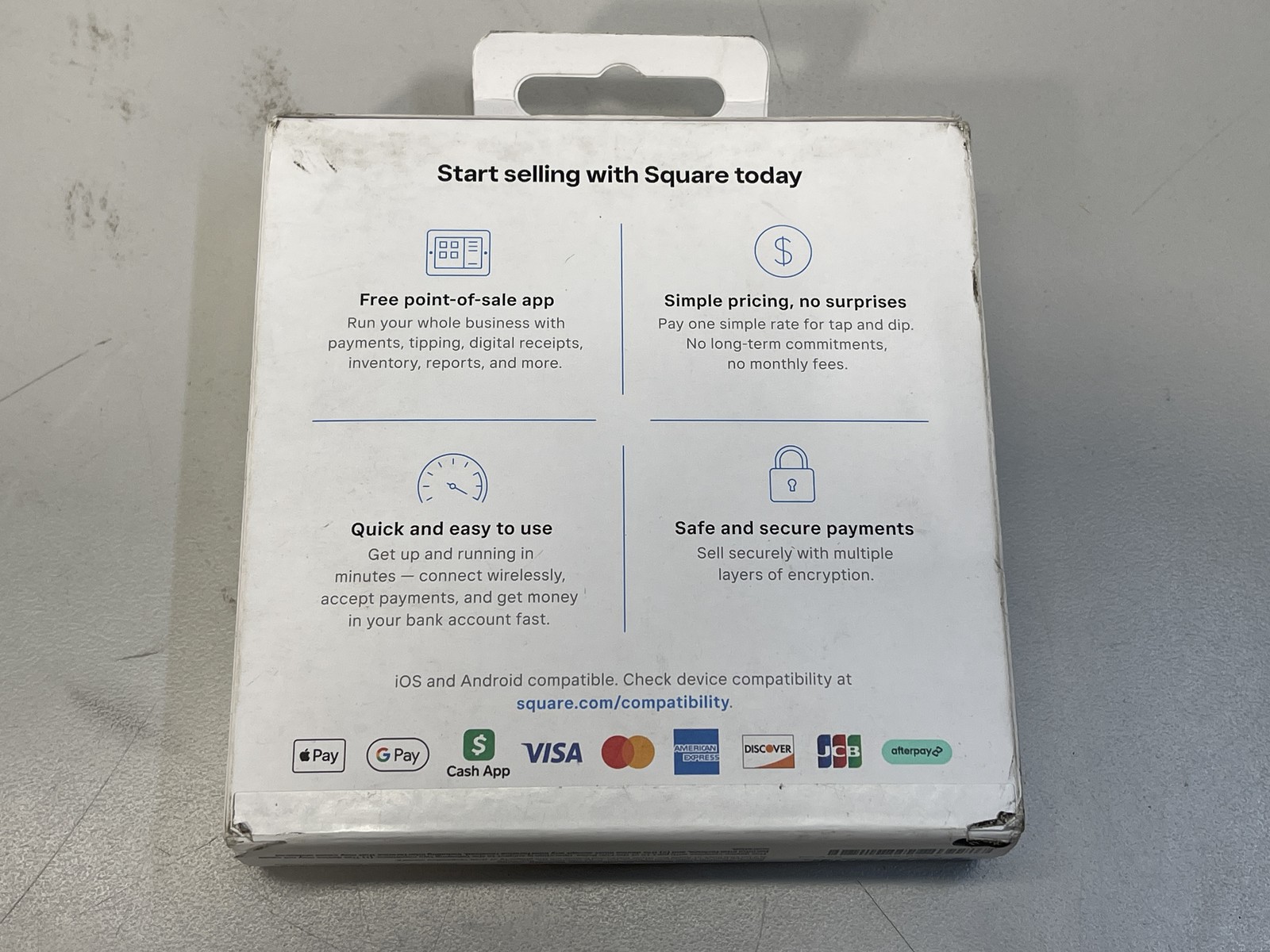 Square Reader for contactless and chip (2nd generation) – White