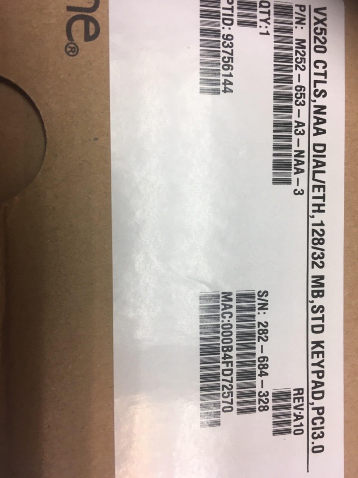 VeriFone Vx520 EMV IP Dial / CTLS – used Verifone Omni 3750 & 3300 CC Terminal