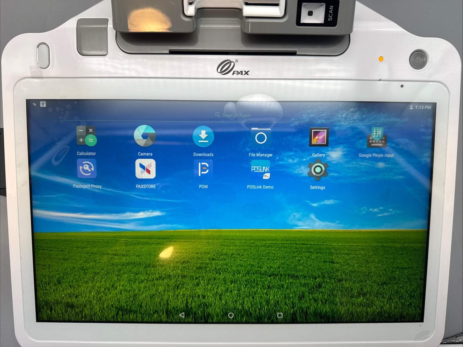 PAX E700 POS System Touchscreen Payment Terminal W/ Power Adapter
