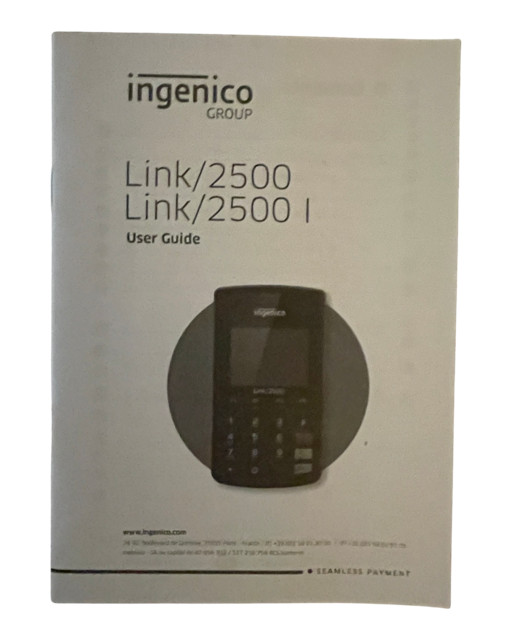 Ingenico Link 2500 LIN250-USSTA02A Portable Credit Card Terminal New