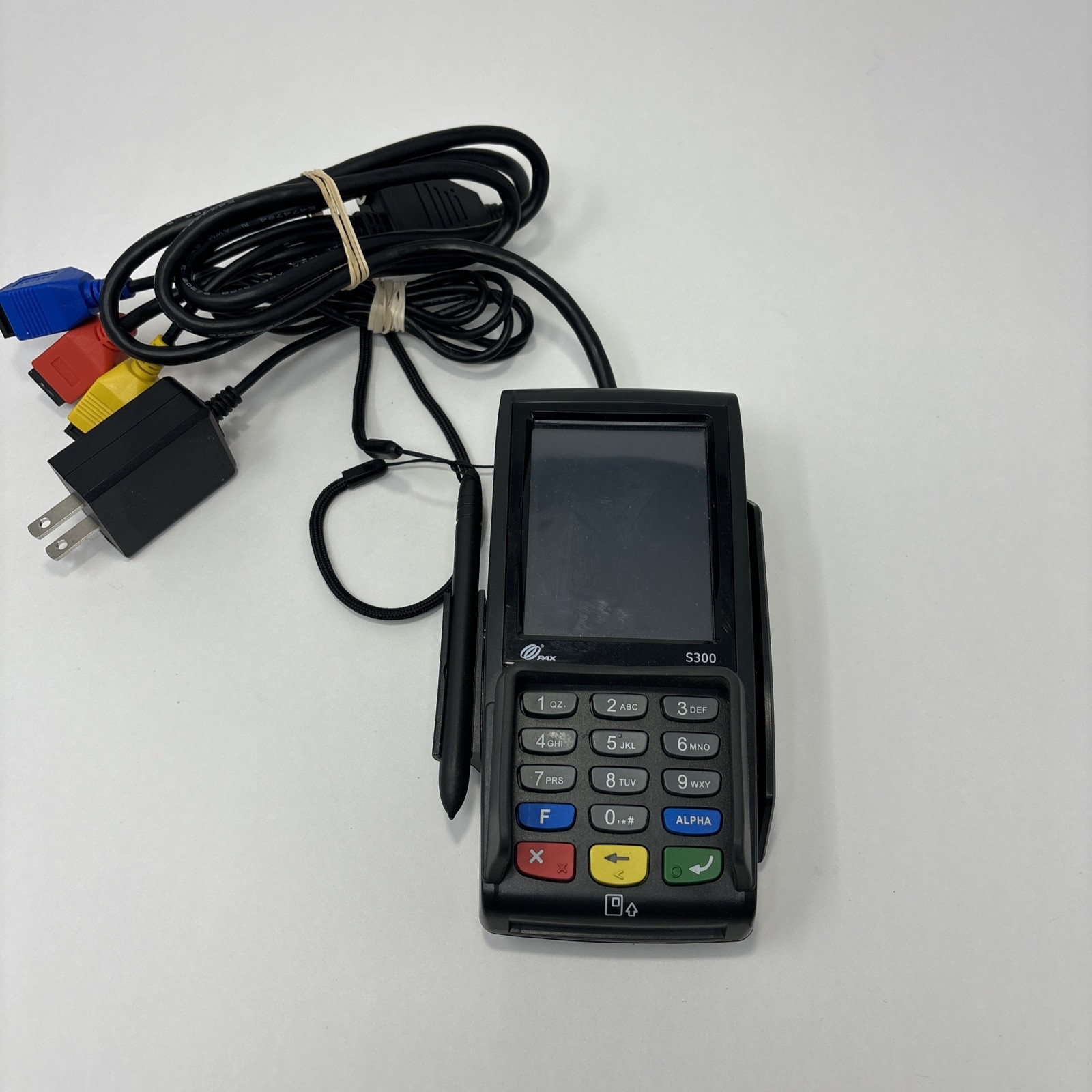 PAX S300 Integrated PIN Pad Credit Card Terminal with Cords