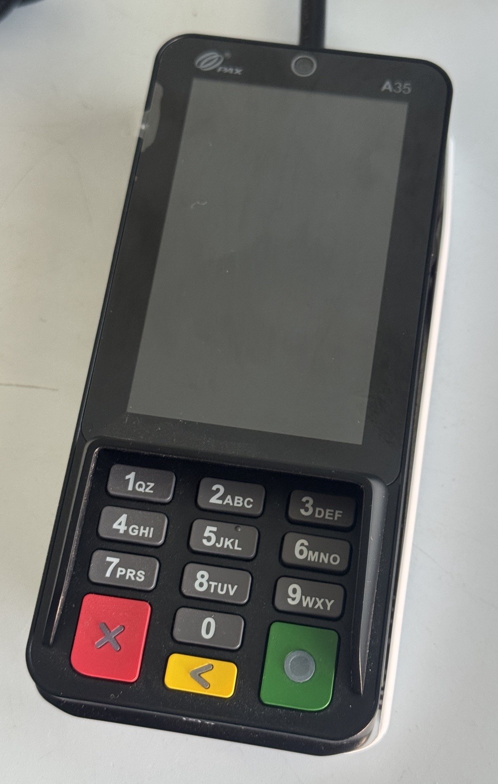 PAX A35 Android Smart Payment Terminal POS PIN Pad w Power Supply & Cable Tested