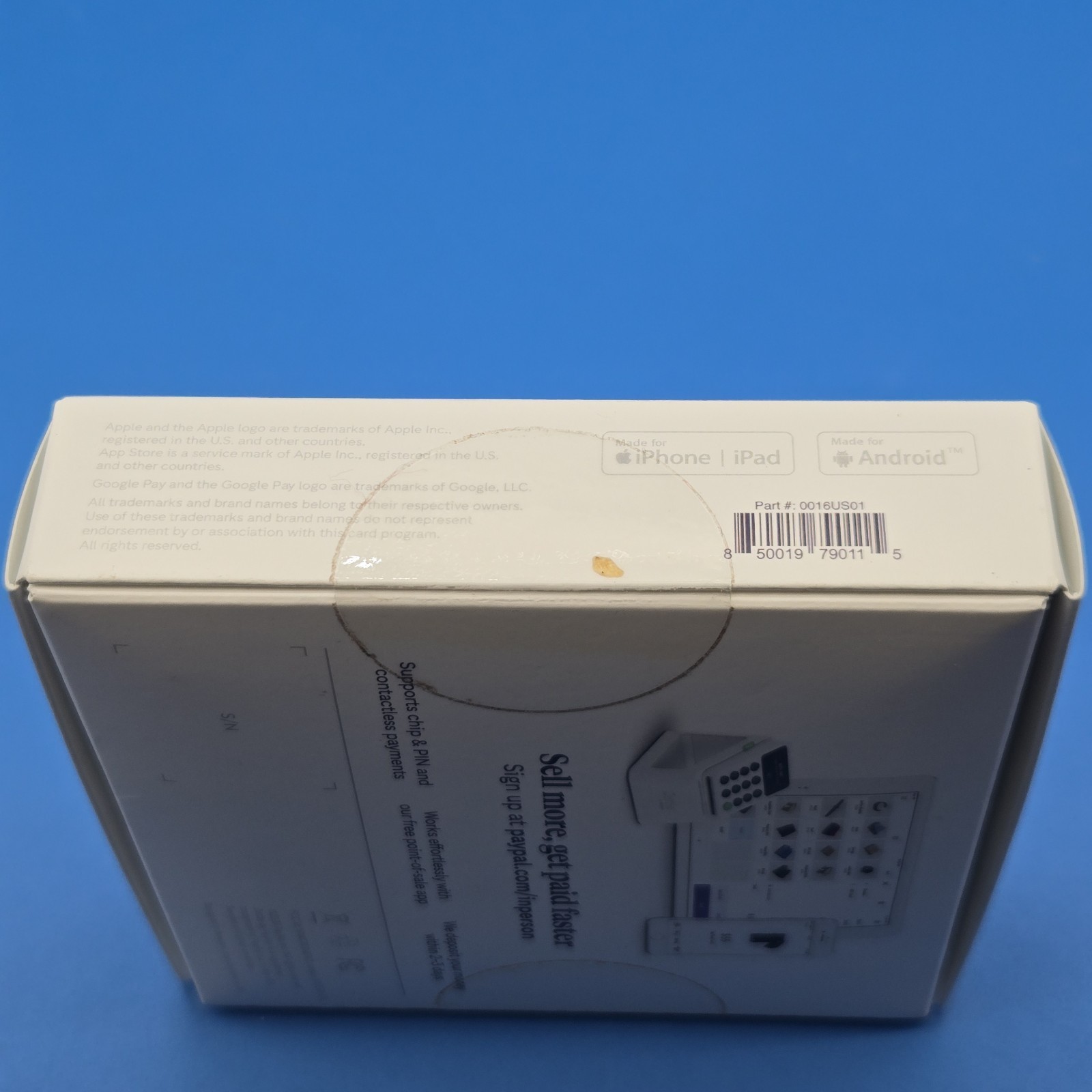 New Sealed Zettle Reader 2 by PayPal Card Reader Chip PIN Contactless 0016US01