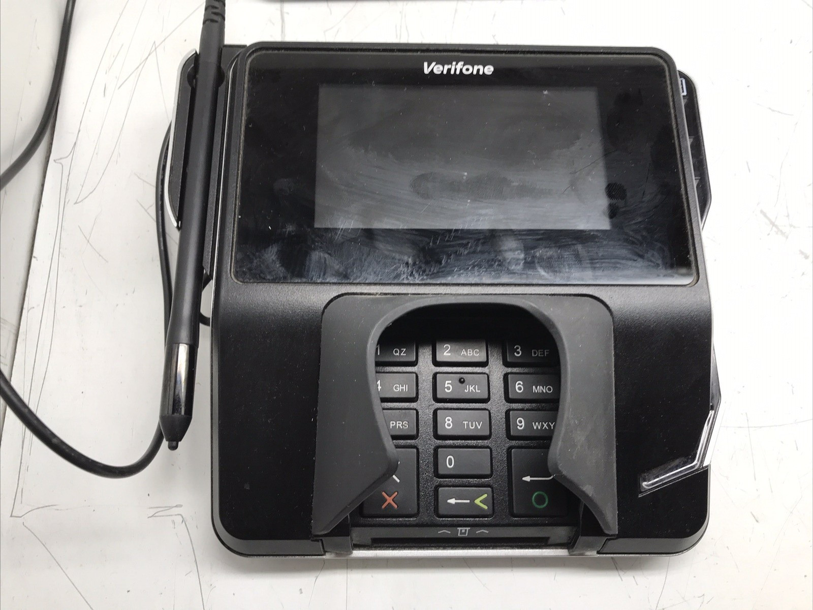 Lot of 4 VERIFONE MX 915 Pin Pad Payment Terminals with 3 MX900-02 modules