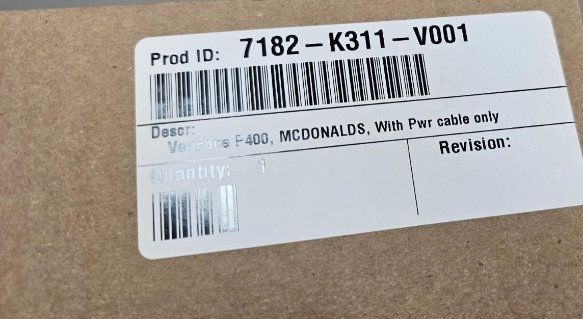 Verifone Engage P400 Plus Pinpad M435-303-14-NAA-5, Magnetic, Smart, NFC Reader