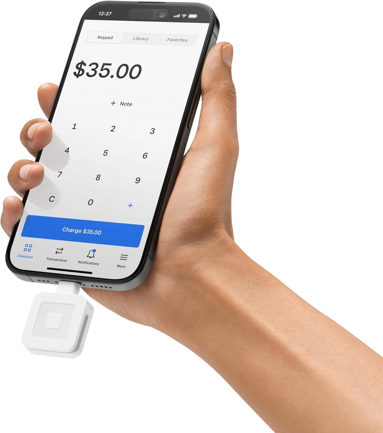 Square Reader For magstripe (USB-C) Mobile Credit Card Readers
