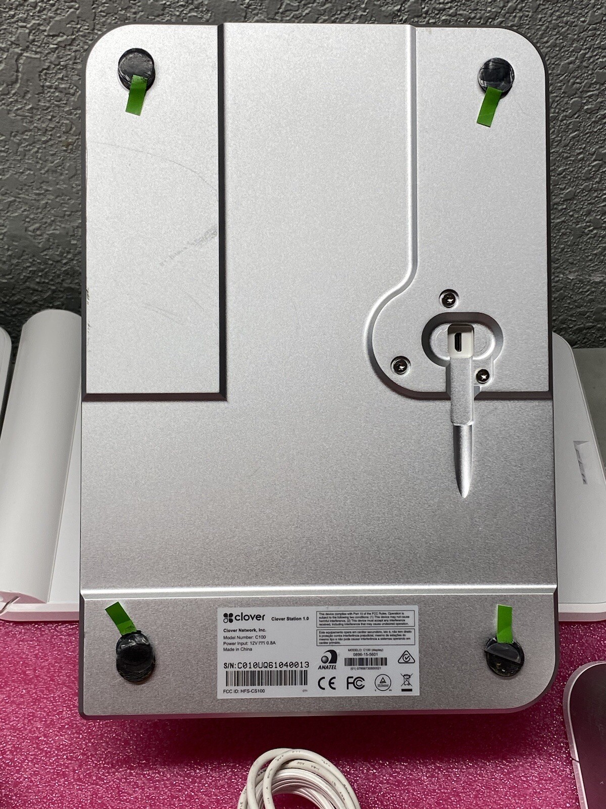 7@Mixed CLOVER STATION 1.0 13” TOUCH SCREEN (Model C100)AND PRINTER)Model P100)