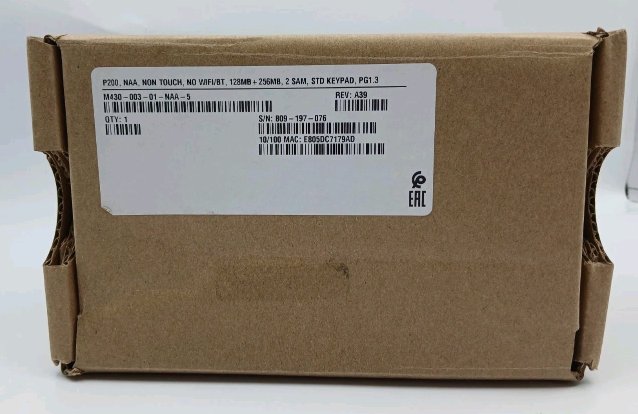 Verifone M430-003-01-NAA-5 P200 128MB+256MB USB Standard Keypad