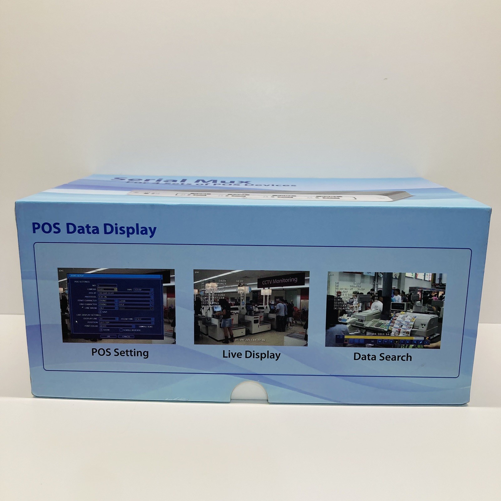 Serial Mux For 4 Sets POS Devices Model KM-100 STL Solutions S/N KM10011l00091