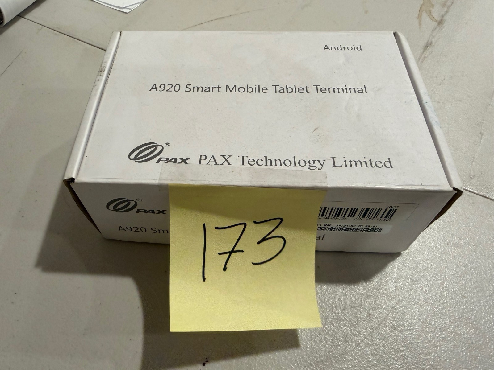 PAX A920 POS Terminal Android Mobile Payment Credit Card Reader WiFi 4G