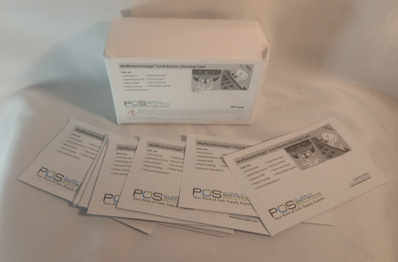 POS Supply Solutions Card Reader Cleaning Card Fl Waffletechnology 35 Cards