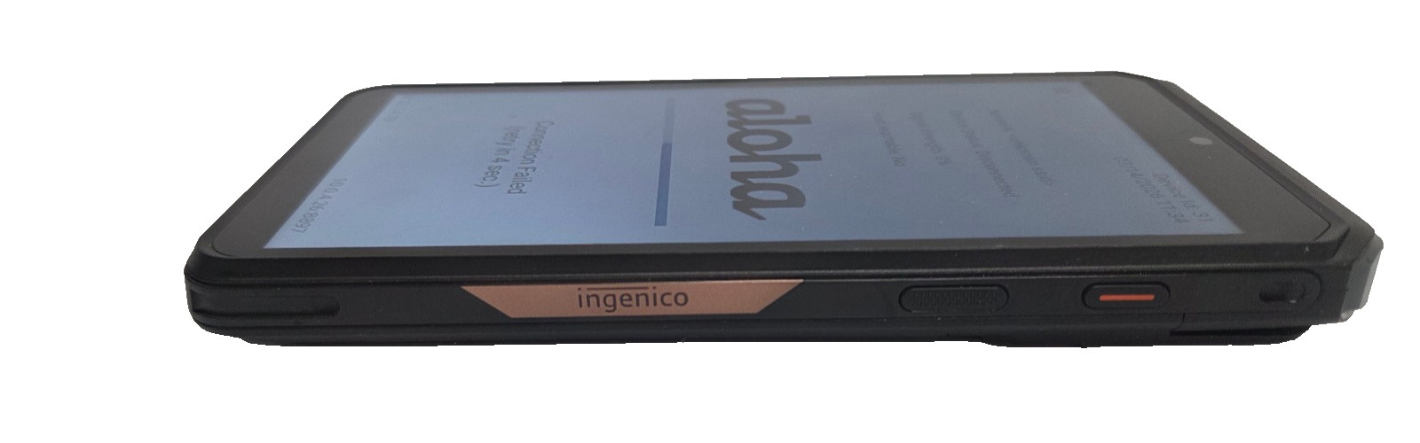 Excellent (Refurb?) Ingenico AXIUM EX8000 Mobile POS + Case, Aloha NCR ONLY