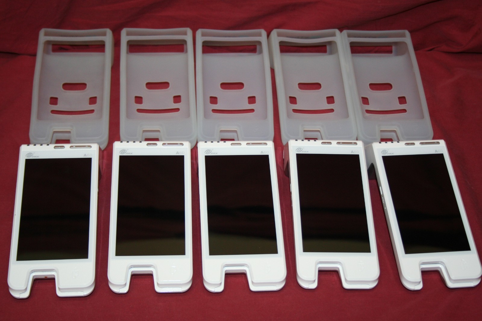 Lot of (5) PAX A60 Smart Mobile Payment Terminal-Complete/Working/Locked