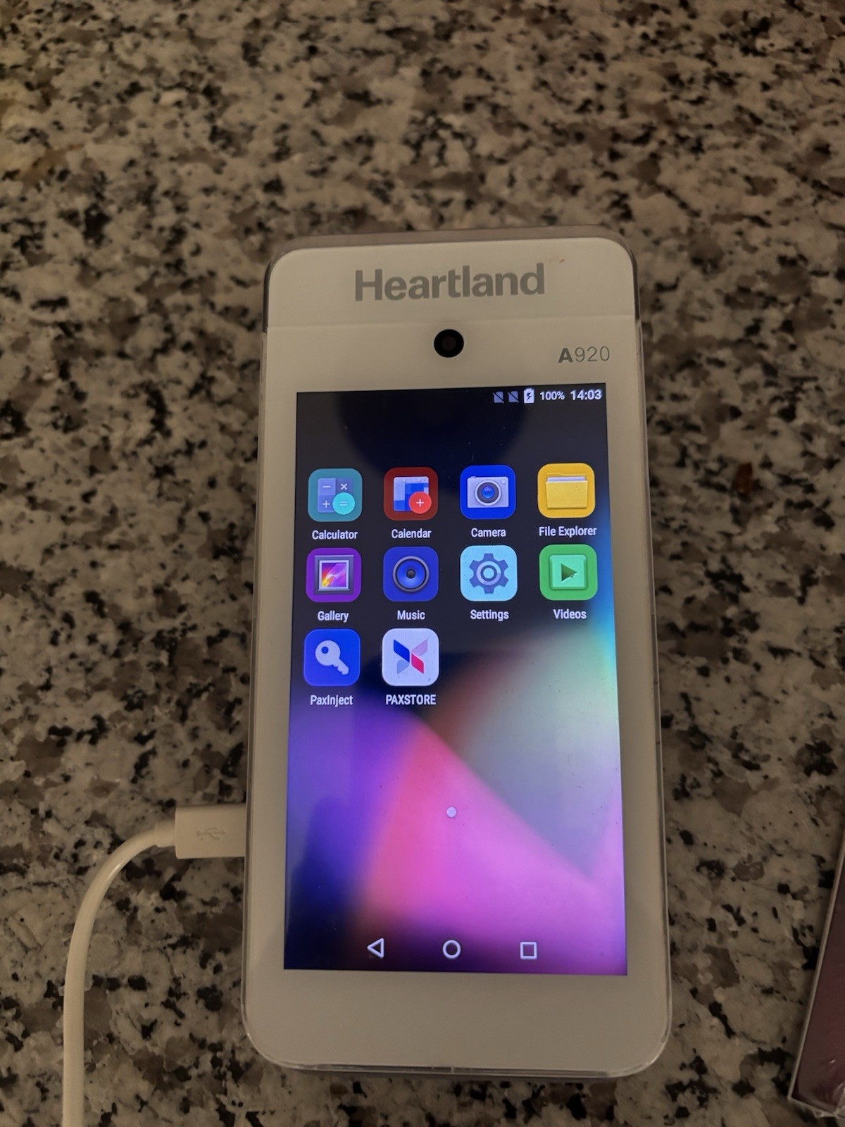 Heartland A920 Credit Card Terminal POS Reader