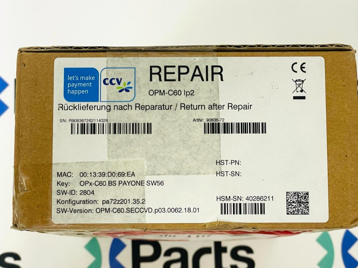 CCV OPM-C60-A01-001-02 Terminal Control Module OPM-C60IP2 (Refurbished)