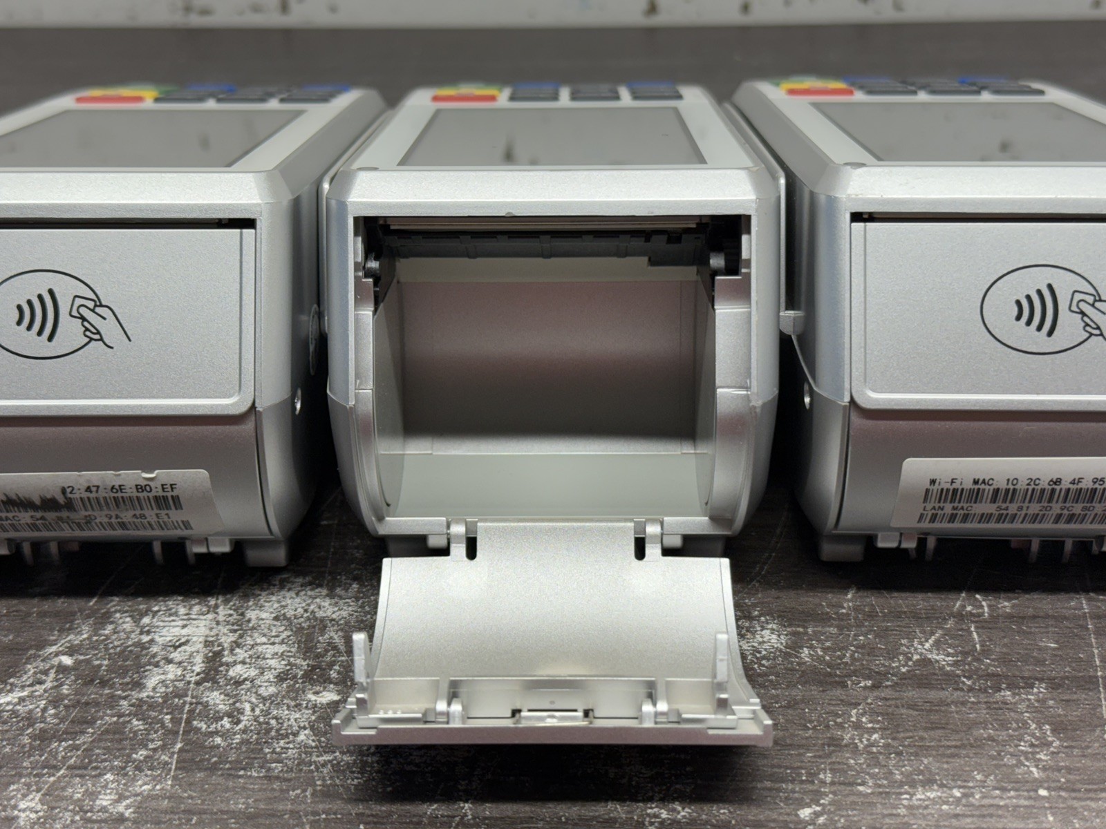 Lot Of 3 PAX A80 Countertop Payment Terminal A80-MBA-RD5-12AA – A360