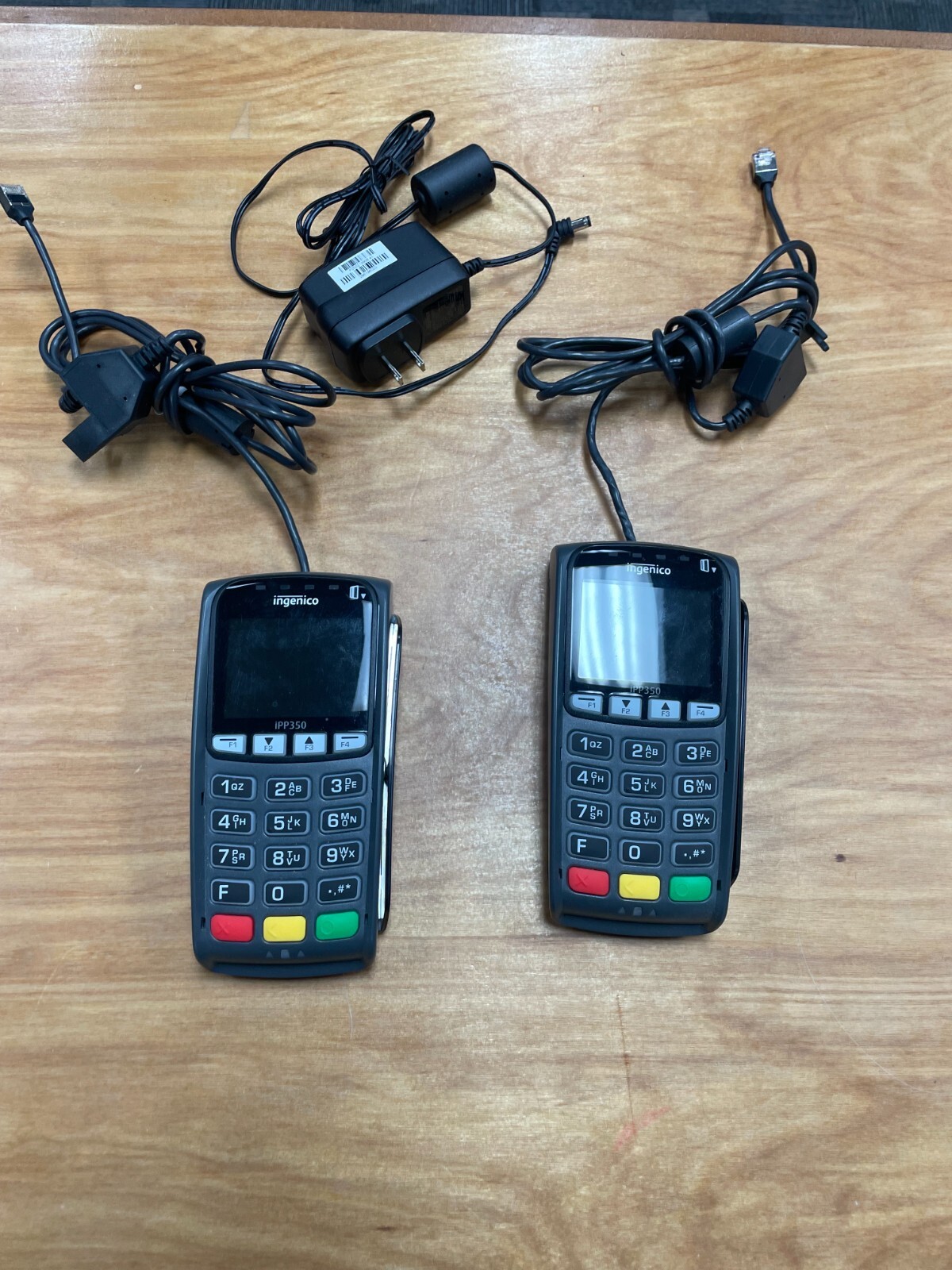 Lot 5 Untested Card Readers, 2 Verifone VX805, 2 ingenico iPP350, Verifone 3740