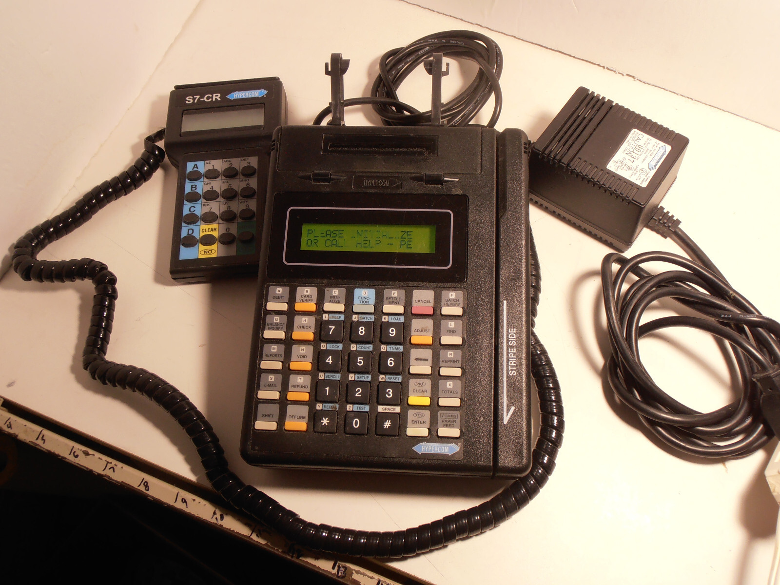 Hypercom T7P & S7C POS Credit Card Terminal Bundle For Parts Or Repair