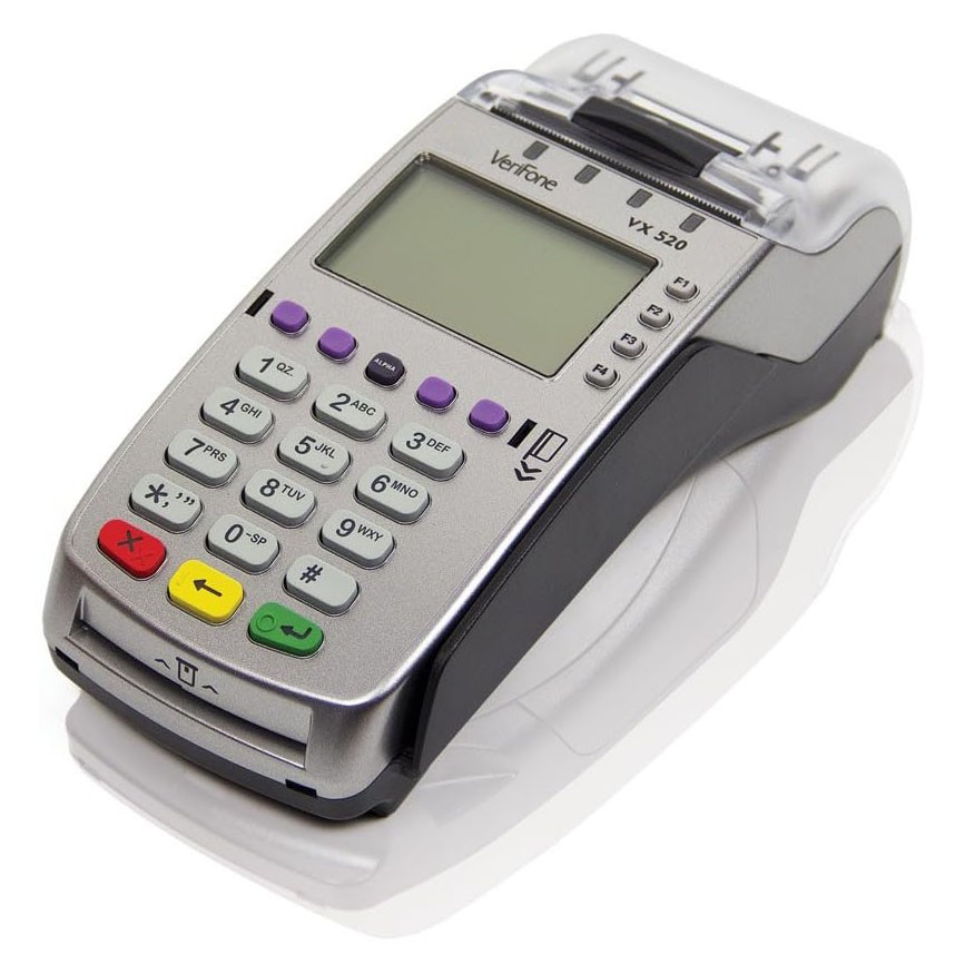 Verifone VX520 CREDIT / DEBIT Card POS Terminal With Power Supply