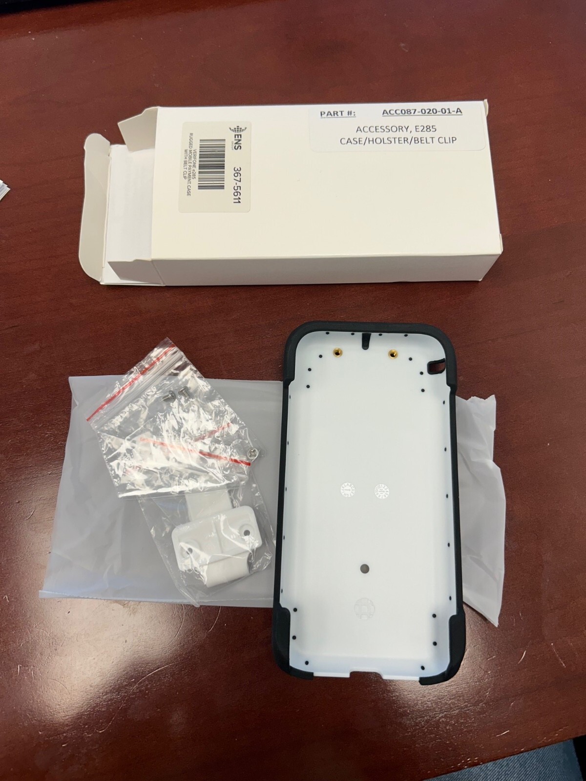 NEW Verifone E285 Hard Case with Optional Holster/Belt Clip
