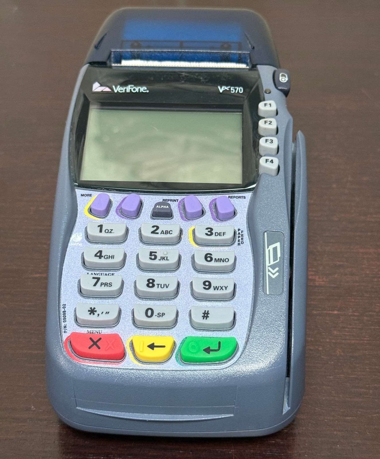 VeriFone OMNI 5750 V 570 Credit Card Terminal M257-566-04-NAA W Chip Reader