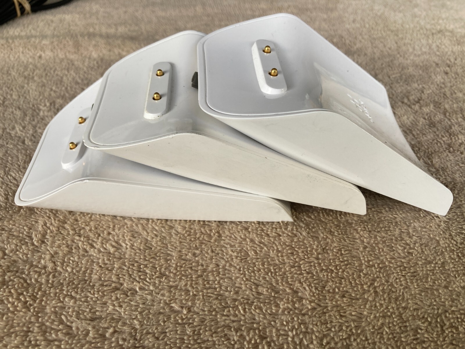 Lot of (3) Clover Flex K400 Charging Cradles Base plus Power Supply.