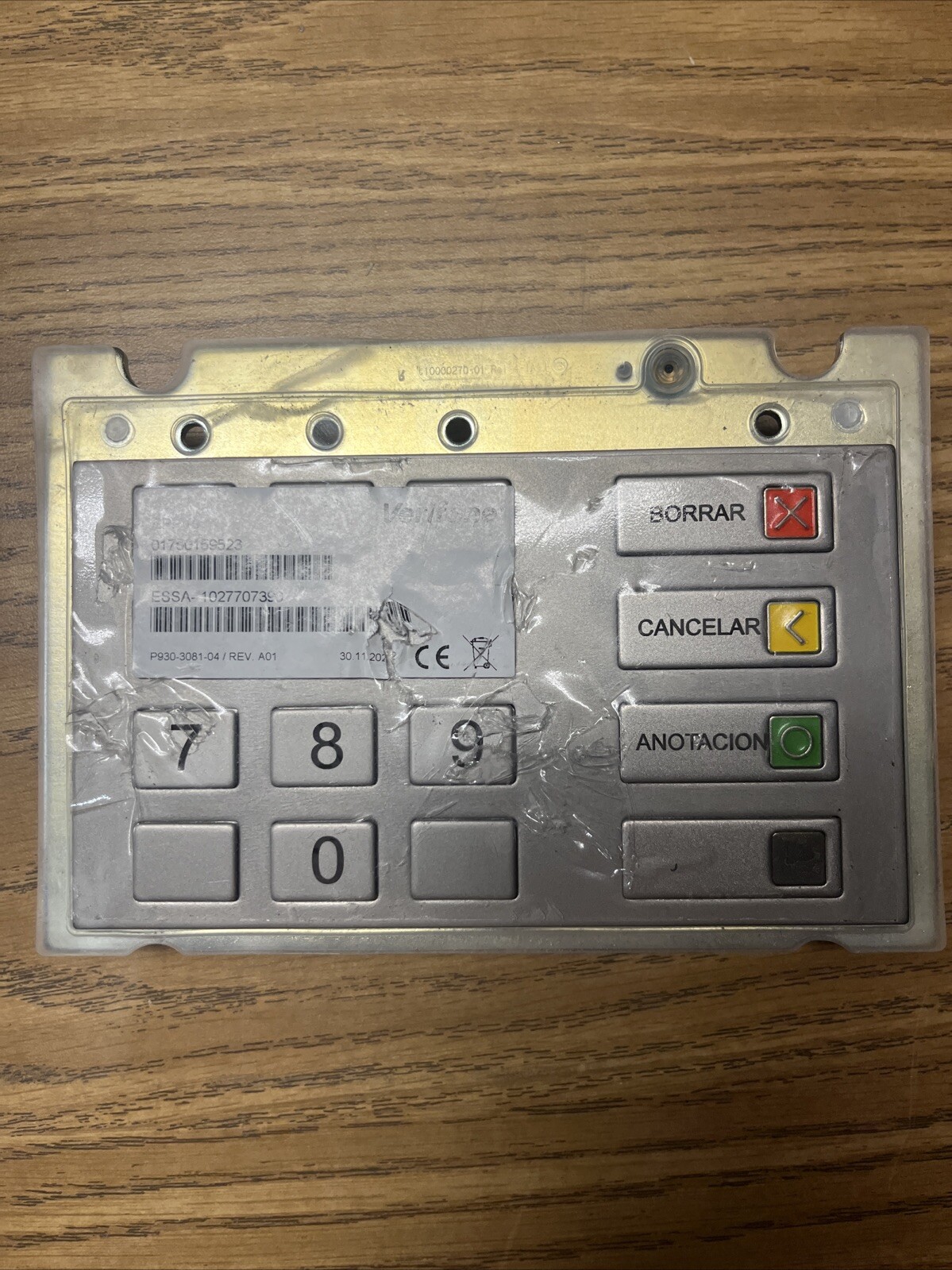 Verifone EPPV6 External Secure Hybrid Reader Keypad