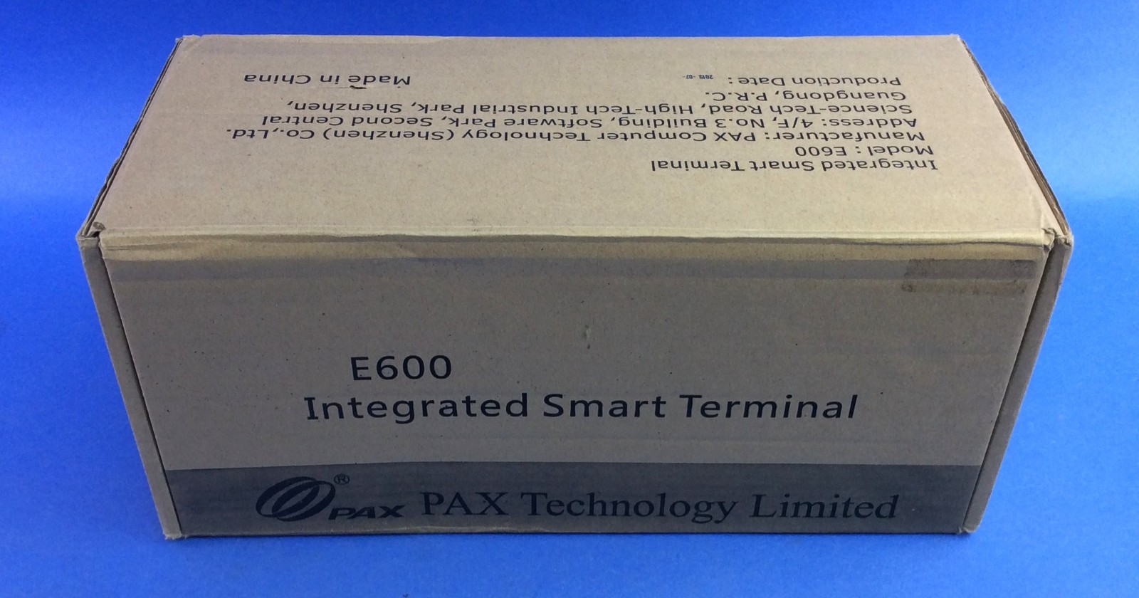 PAX E600 Integrated Smart Terminal
