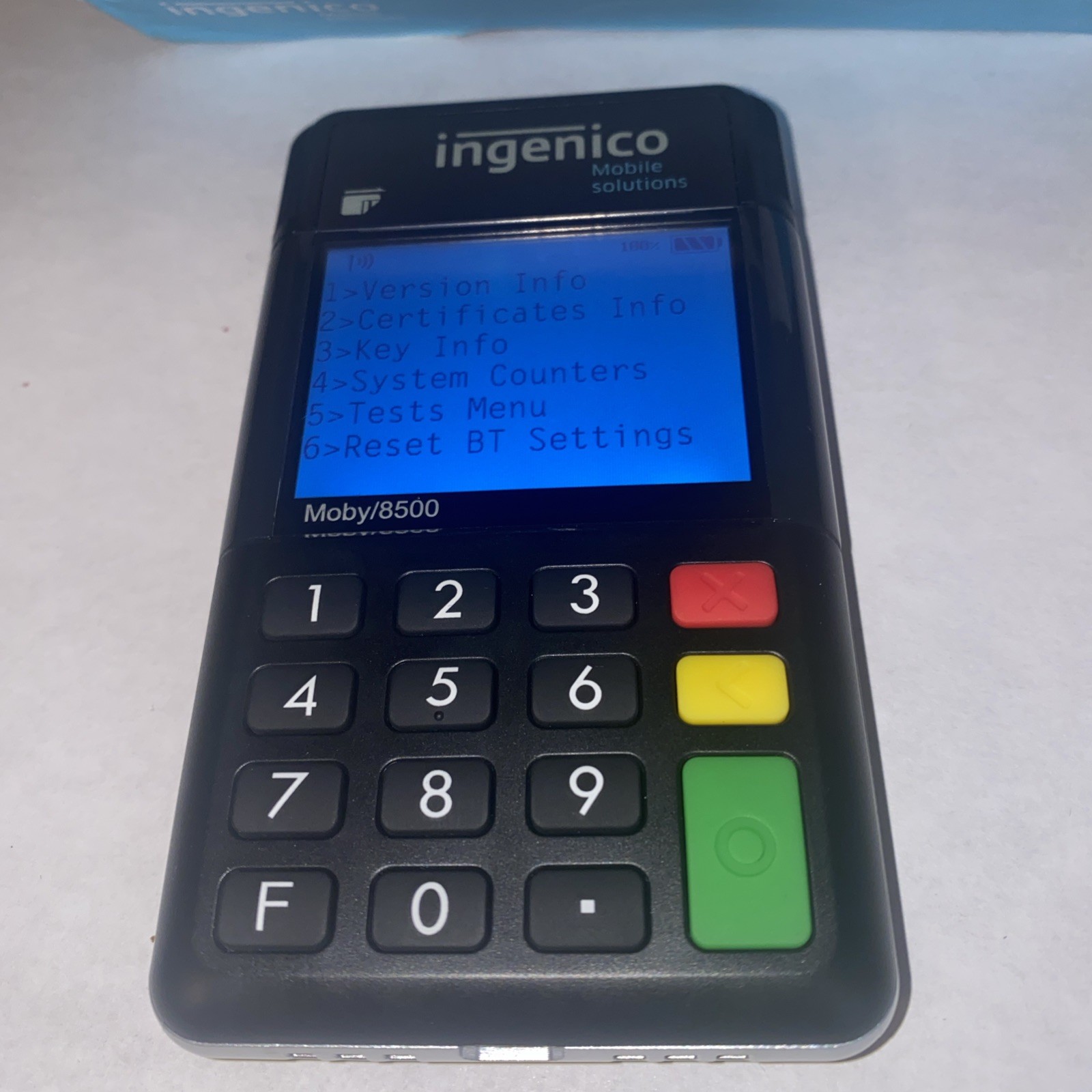 Moby Ingenico 8500 Open Box